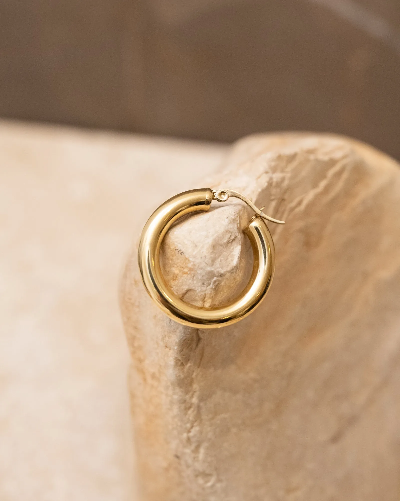 TILTIL Single Hoop Goldplated Boldy