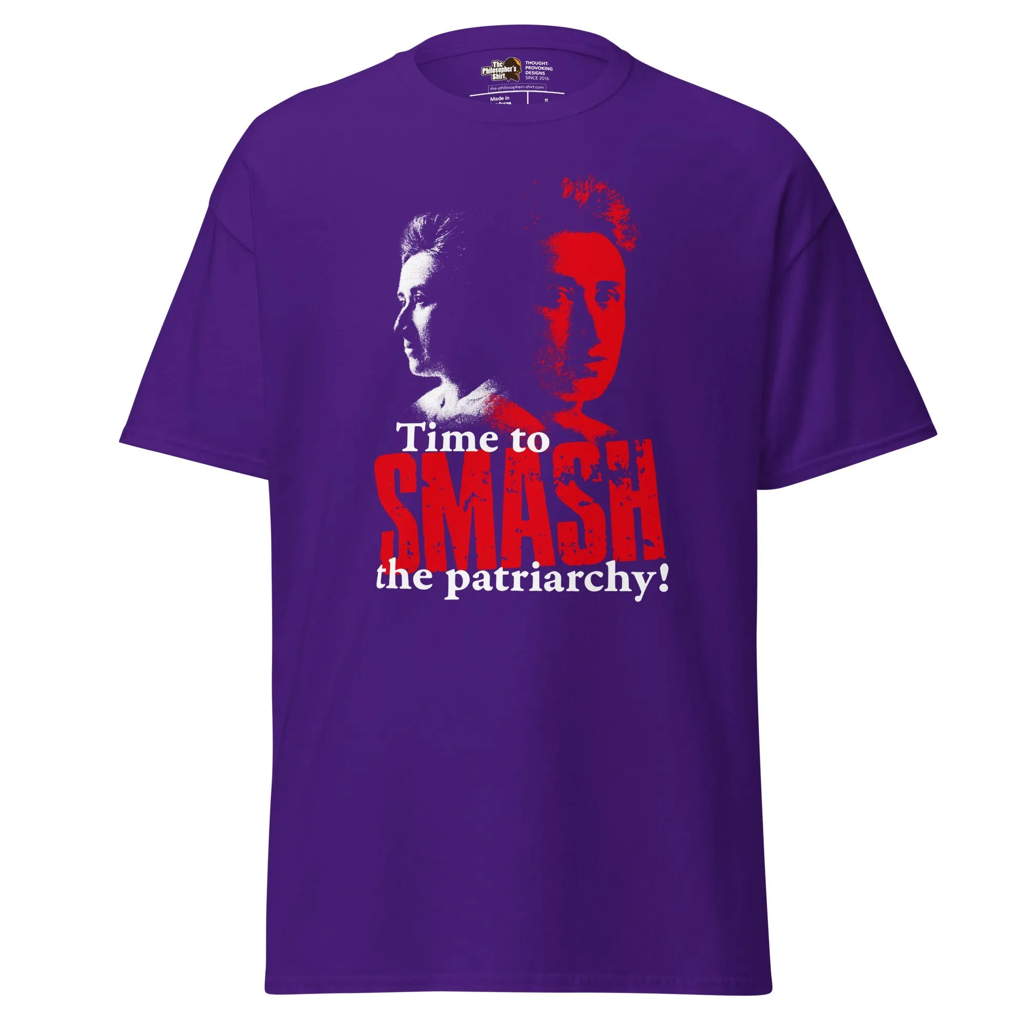 Time to SMASH the patriarchy! by Rosa Luxemburg - Unisex Classic T-Shirt