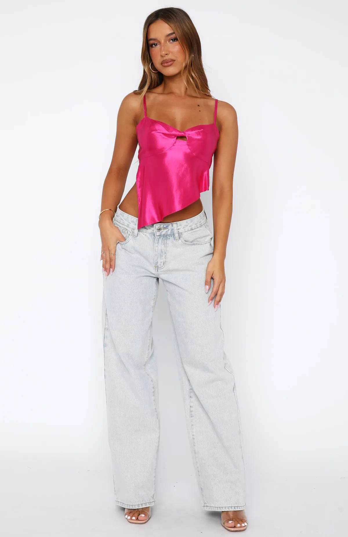 Took My Heart Top Magenta