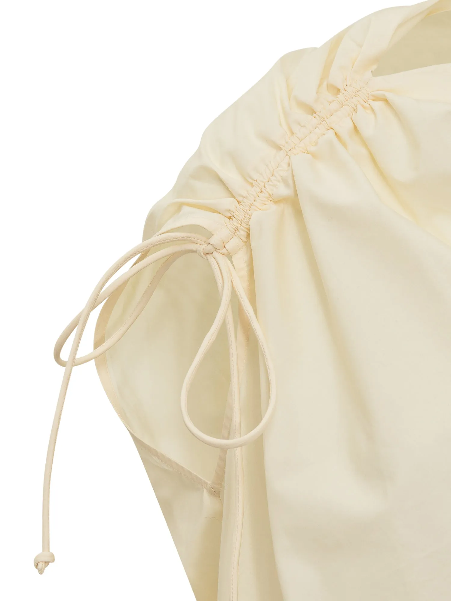 Tory Burch Tie Detailed Ruched Top