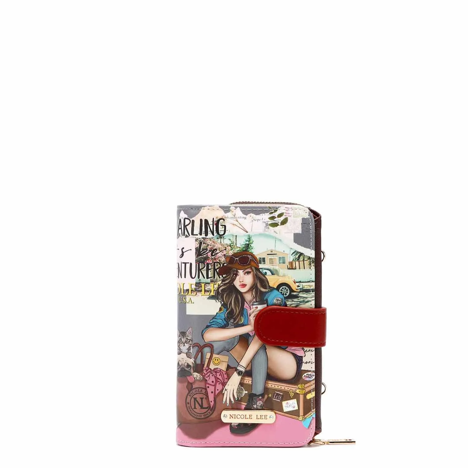 TRIFOLD PHONE CASE CROSSBODY WALLET