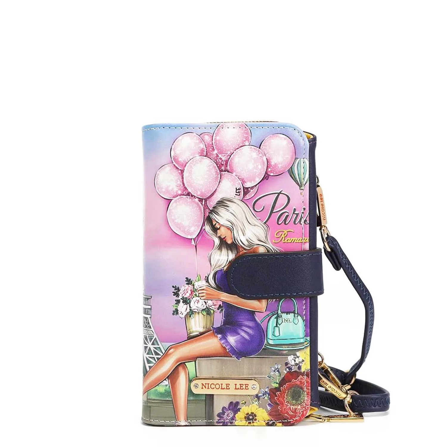 TRIFOLD PHONE CASE CROSSBODY WALLET
