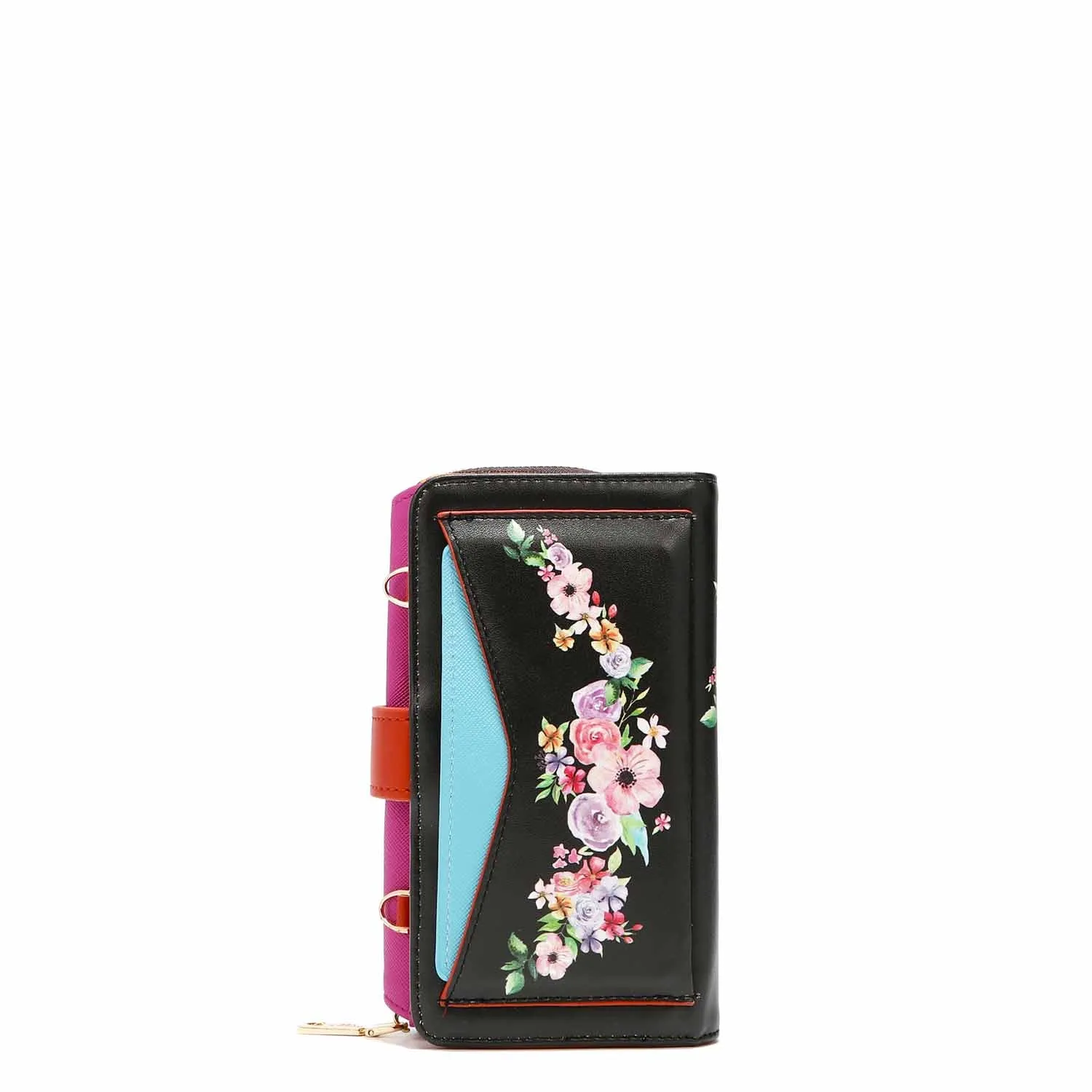 TRIFOLD PHONE CASE CROSSBODY WALLET
