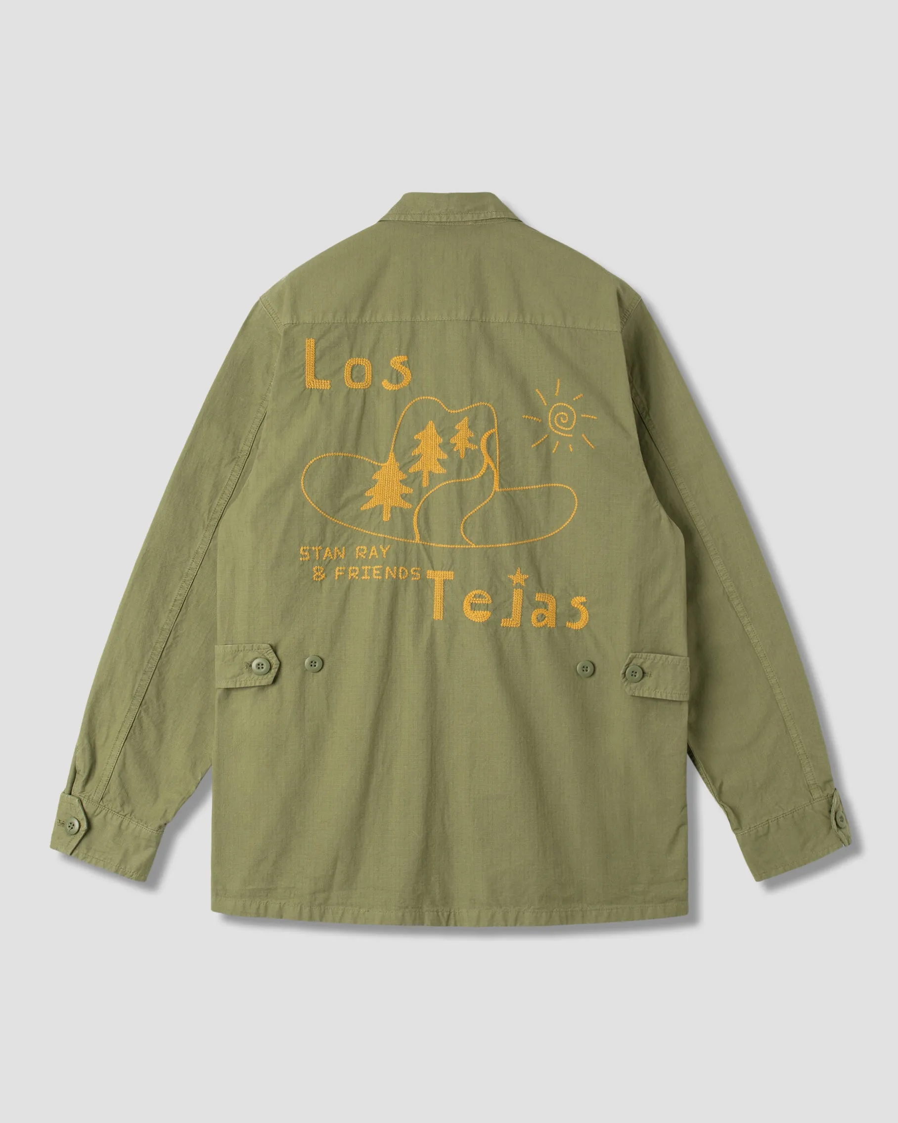 Tropical Jacket (Olive Ripstop Tejas Print)