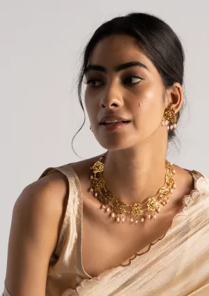 Tulwa Gold Tone Silver Necklace
