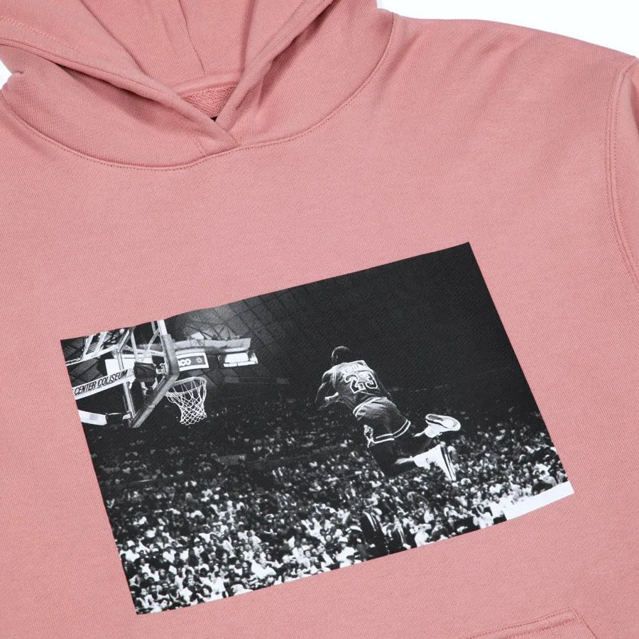 Union LA x Jordan Reverse Dunk Hoodie - Rust Pink