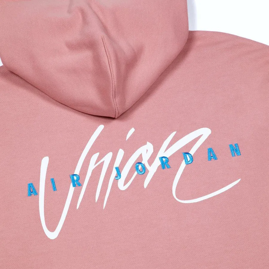 Union LA x Jordan Reverse Dunk Hoodie - Rust Pink