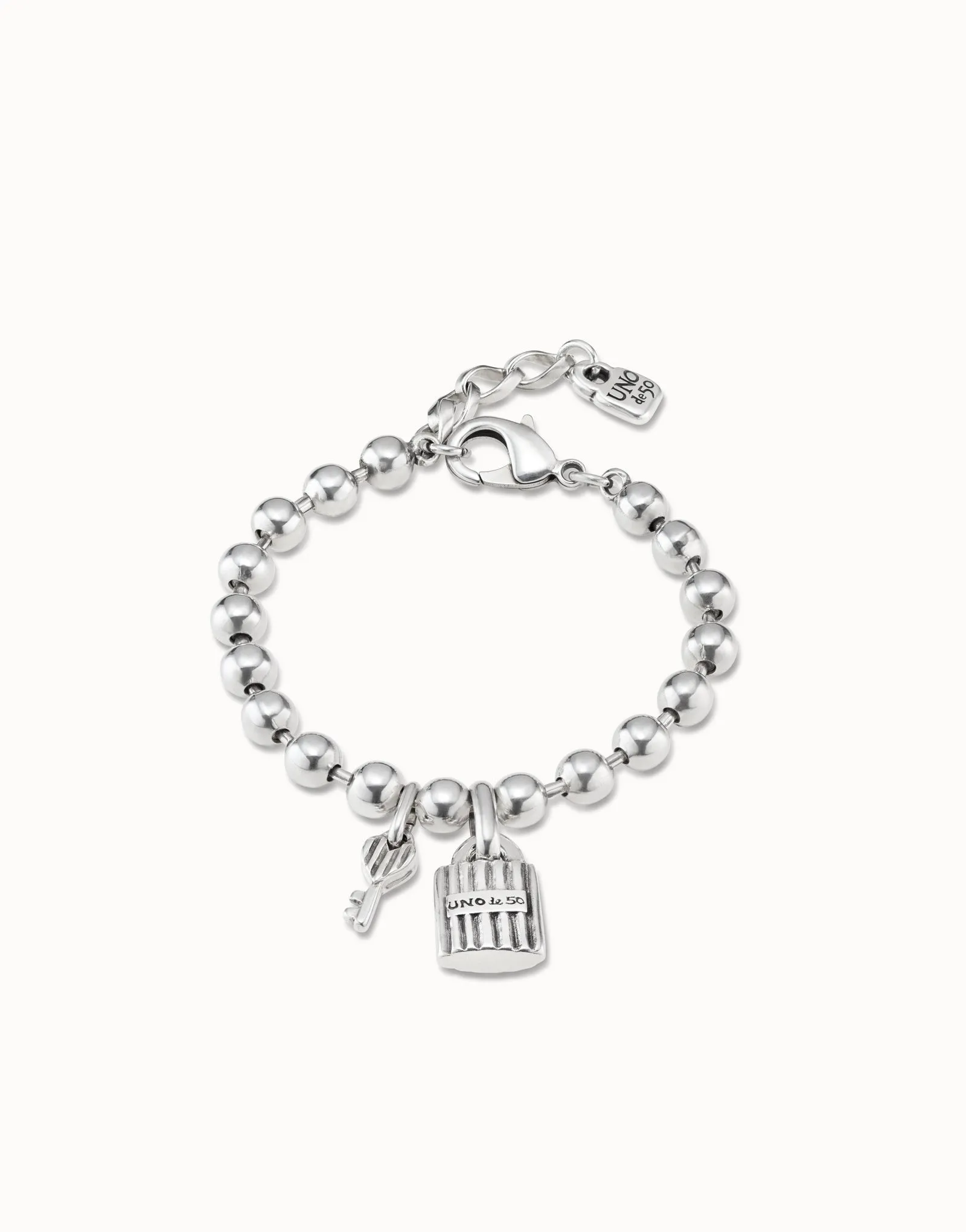 UNOde50 Silver Key Bracelet