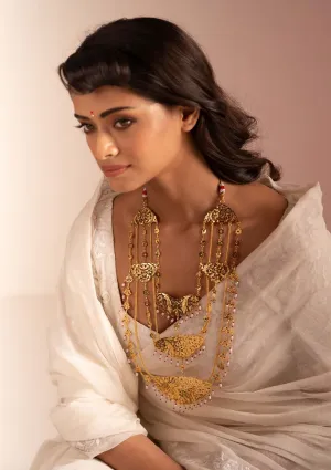 Vandana Gold Tone silver Necklace