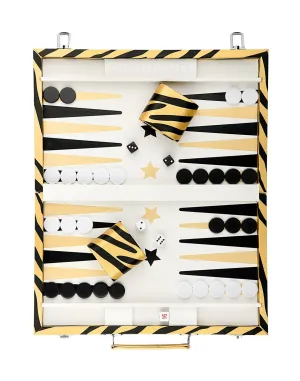 Vegan Leather Backgammon Set
