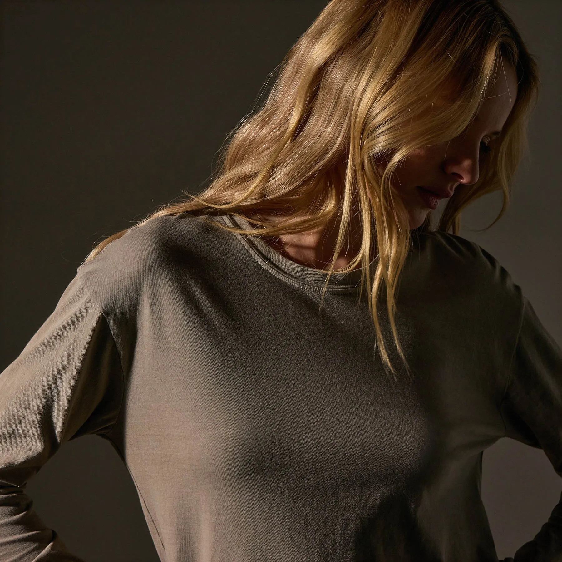 Vintage Boxy Tee - Overcast Pigment