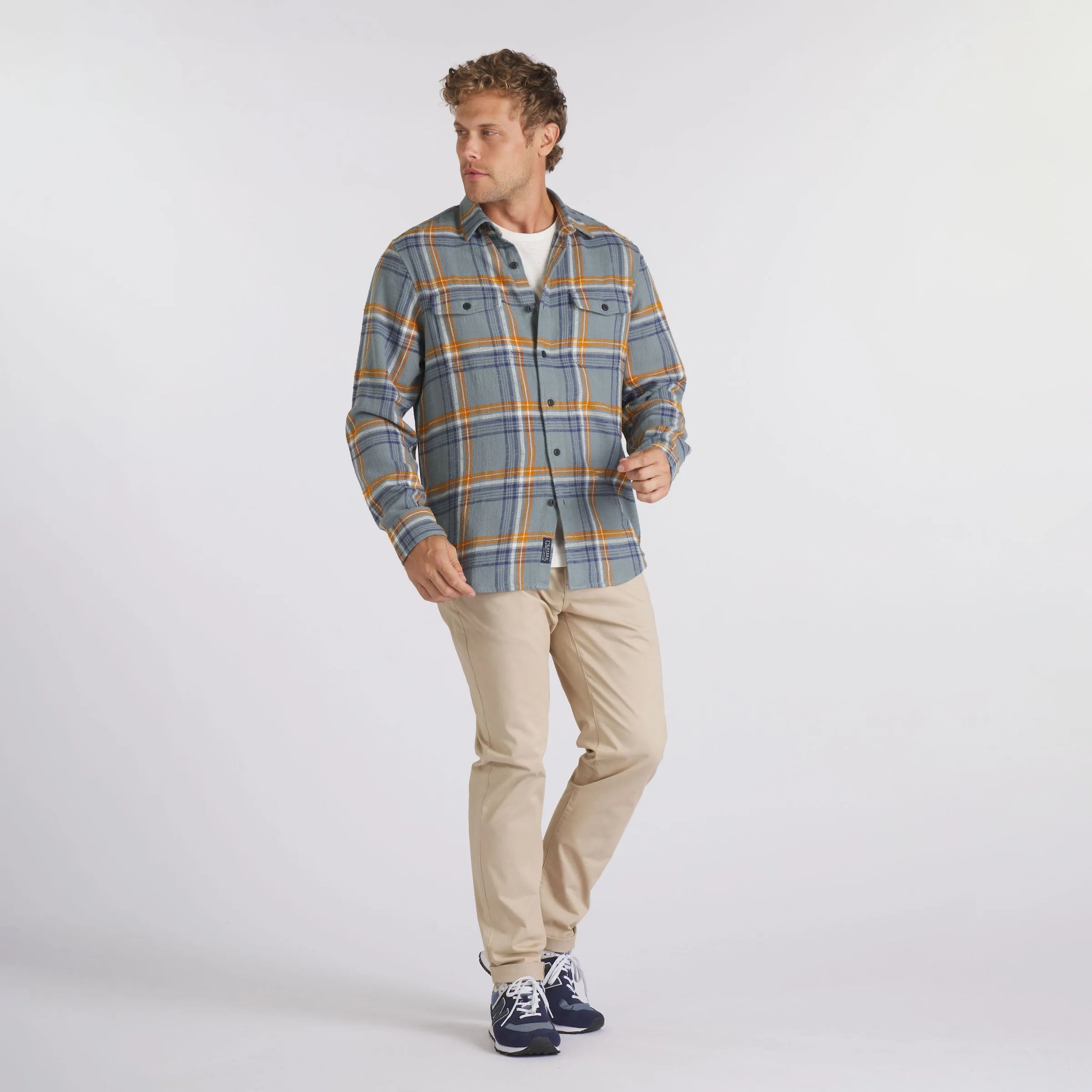Vintage Slub Twill Shirt - Blue Lead Buckthorn (Final Sale)*