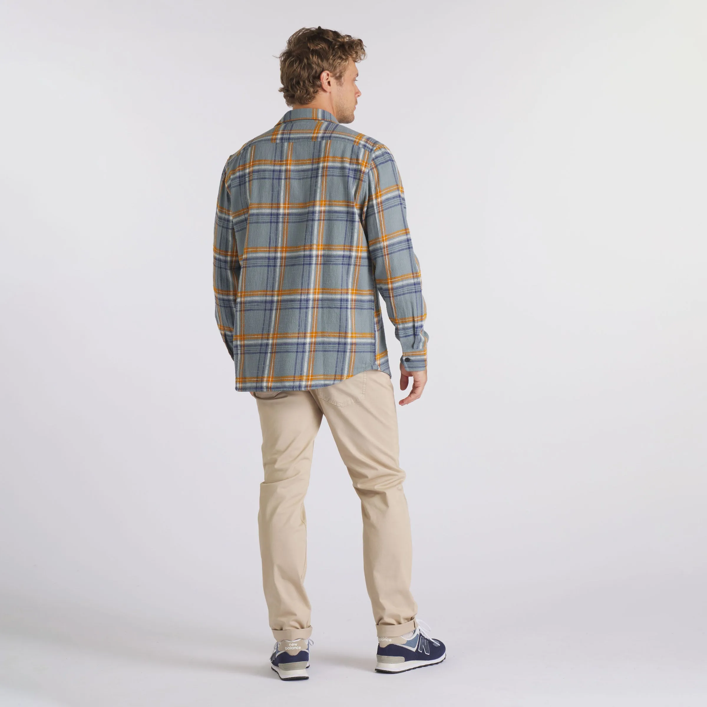 Vintage Slub Twill Shirt - Blue Lead Buckthorn (Final Sale)*
