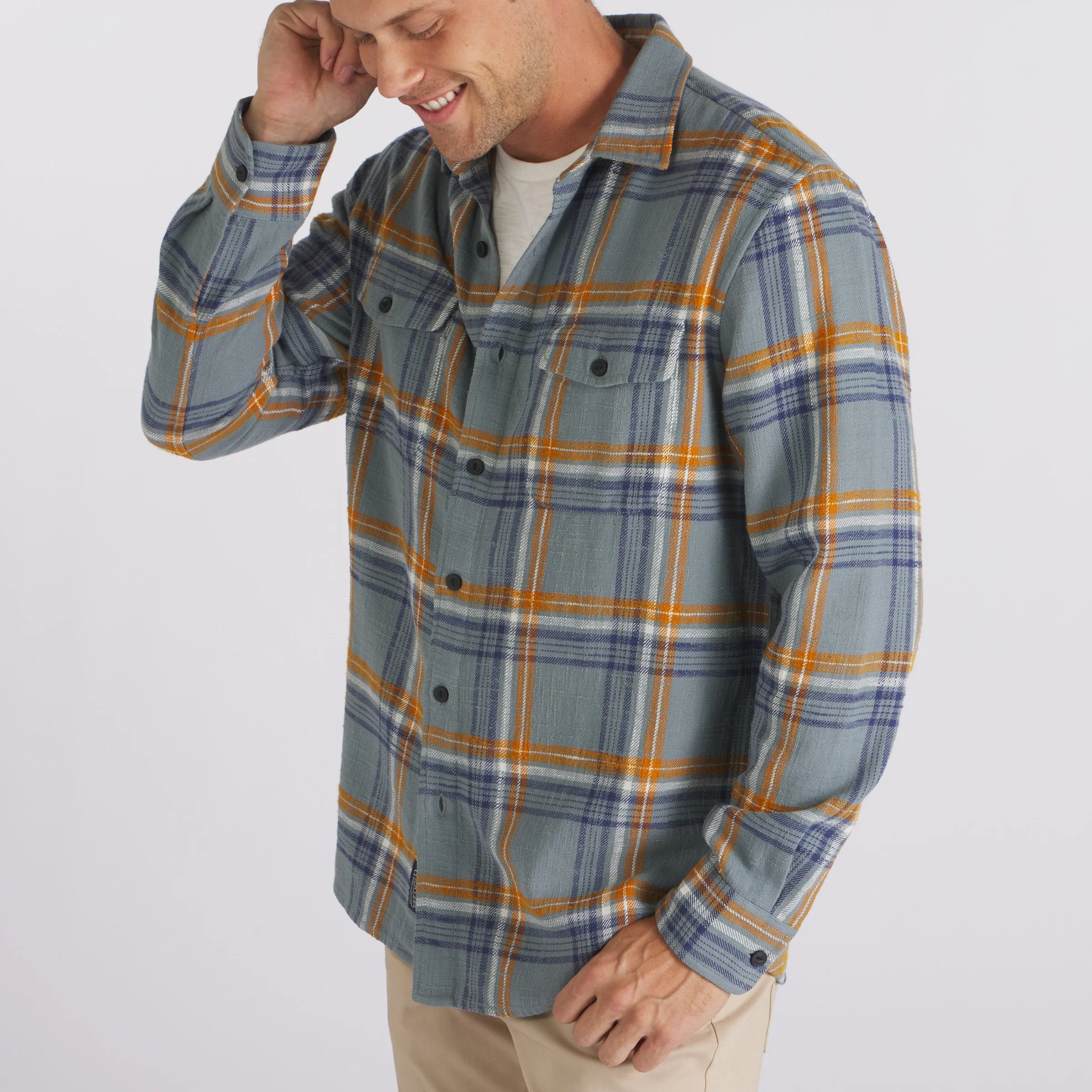 Vintage Slub Twill Shirt - Blue Lead Buckthorn (Final Sale)*