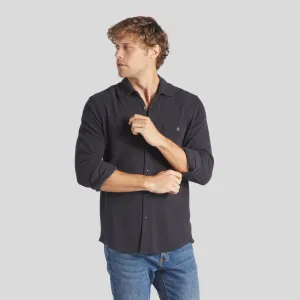 Waffle Hybrid Shirt - Dark Navy (Final Sale)*