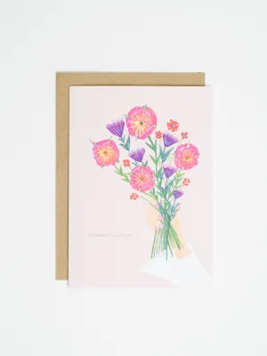 Wedding Flowers Card
