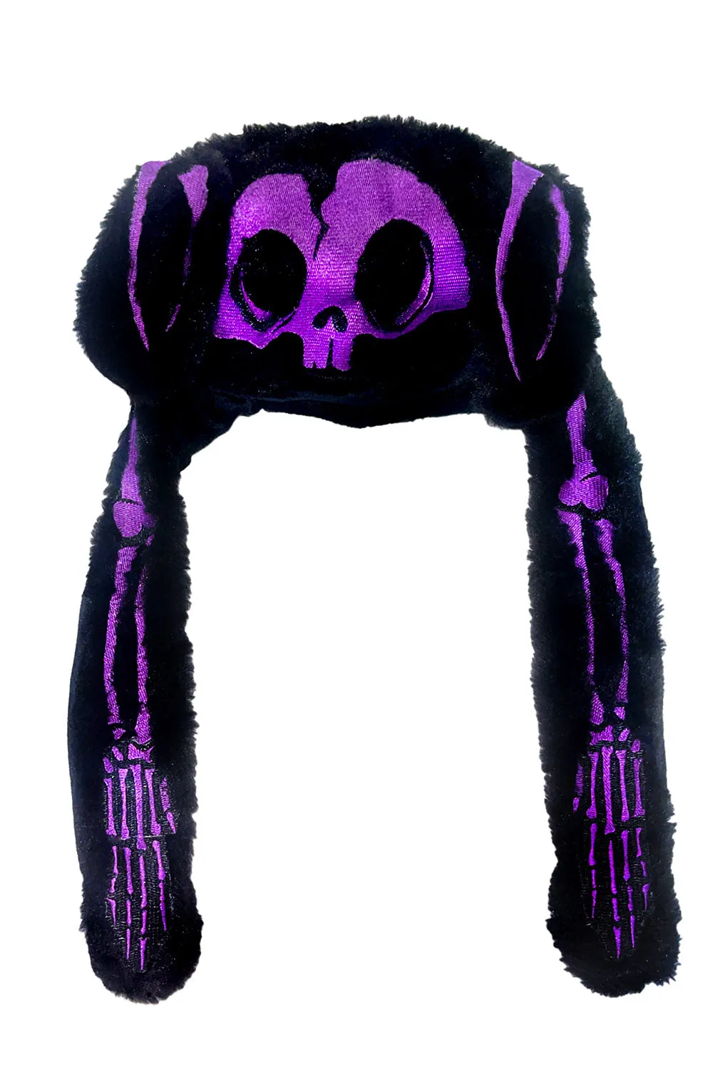 Whatever 21 x VampireFreaks Bone Bunny Hat [PURPLE/BLACK]