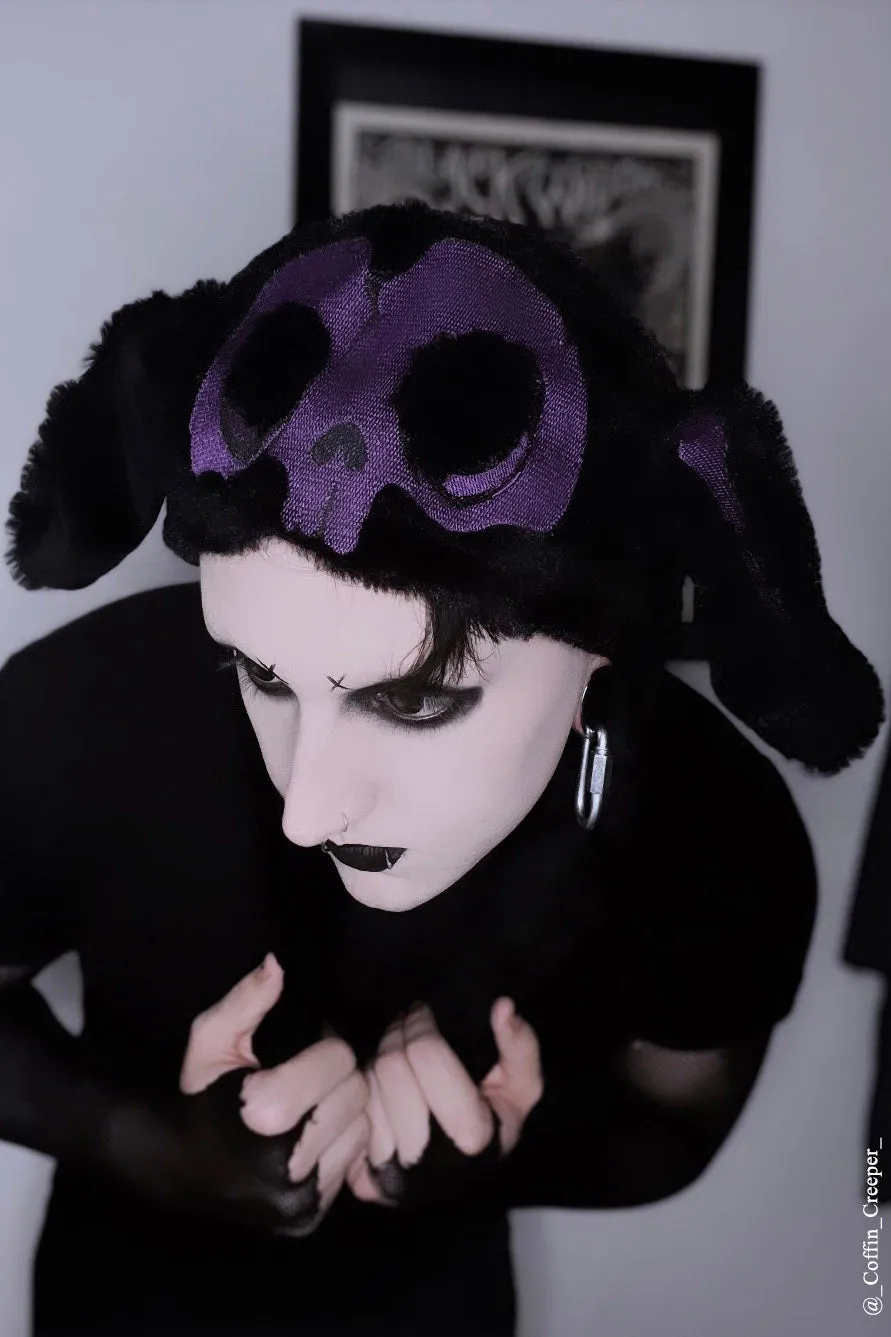 Whatever 21 x VampireFreaks Bone Bunny Hat [PURPLE/BLACK]