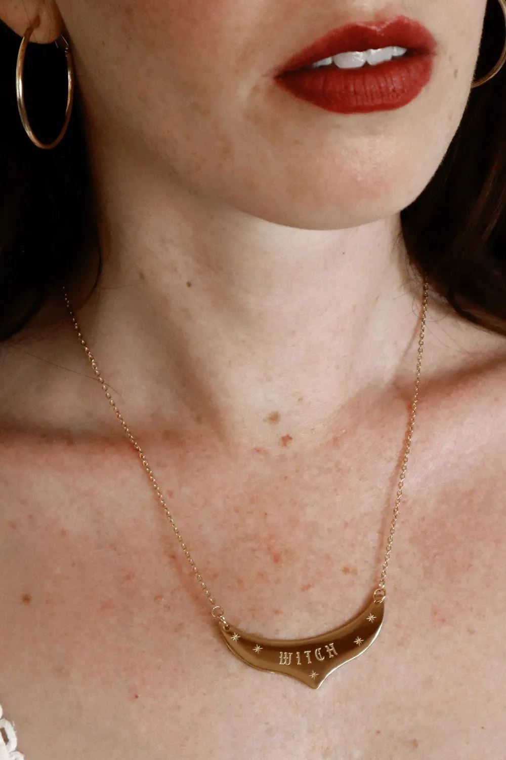 Witch Plate Necklace