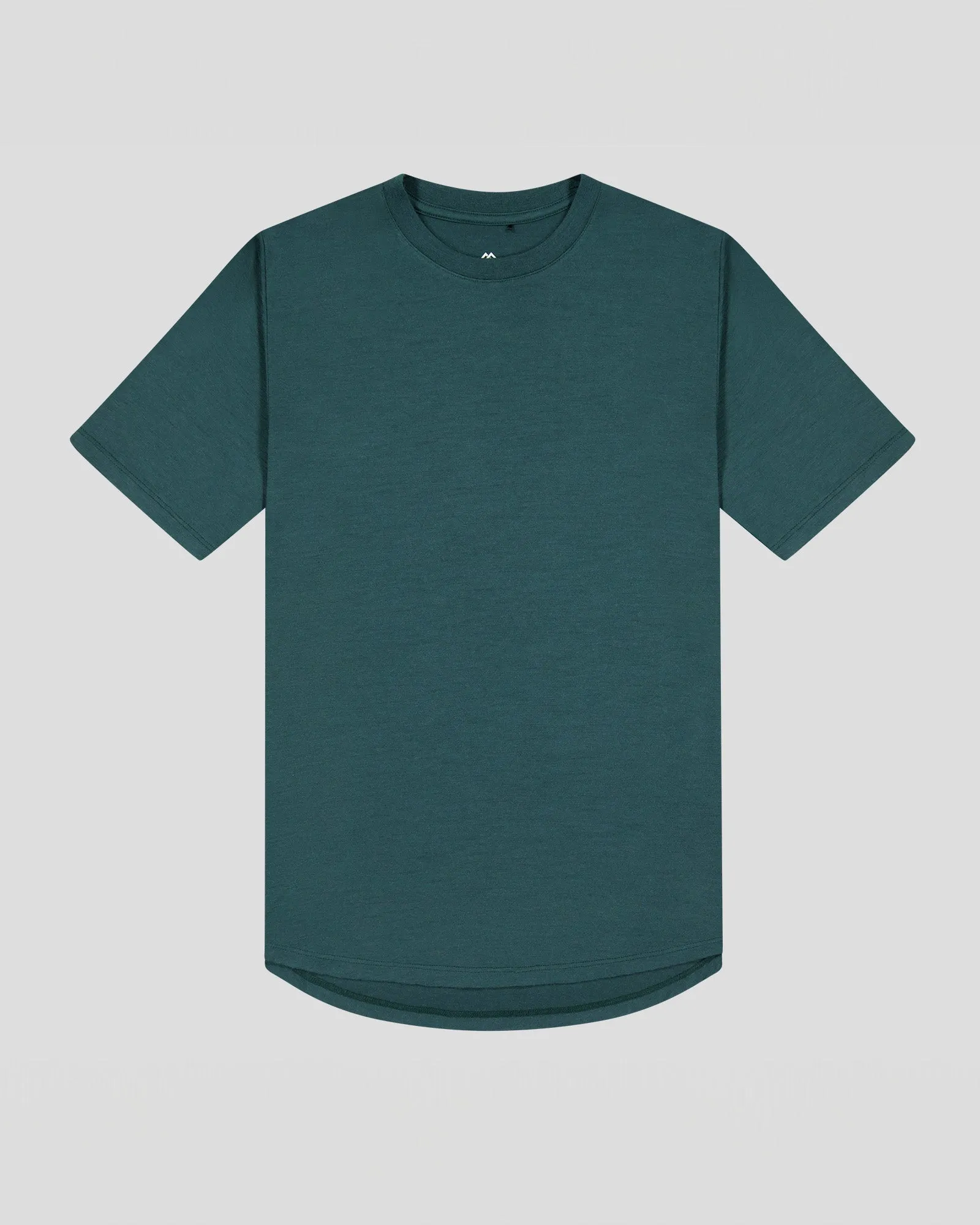 Women's 100% Merino Short Sleeve Crew Top - Deep Forest