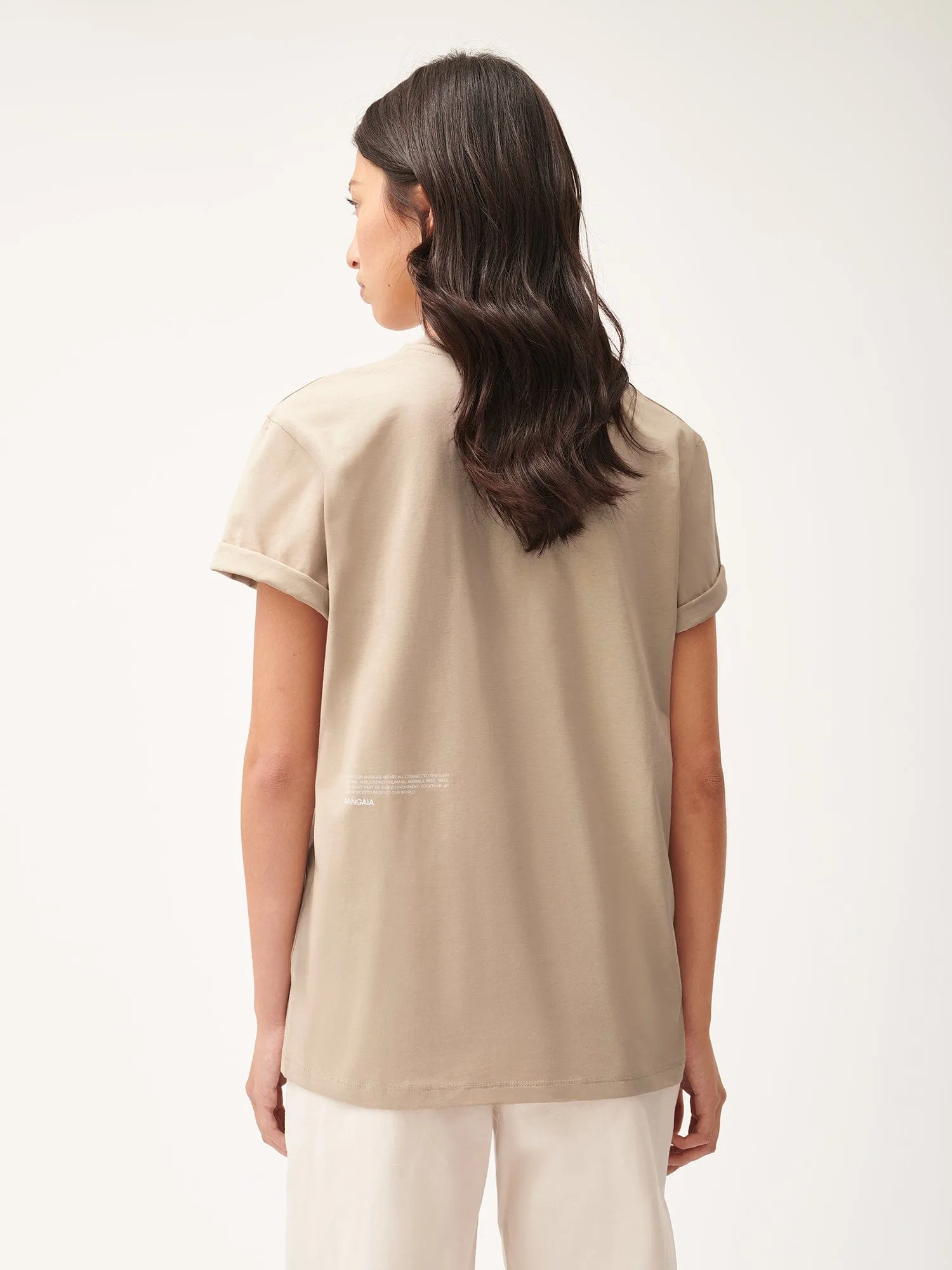 Womens 365 Natural Intelligence T-shirt—mirage beige