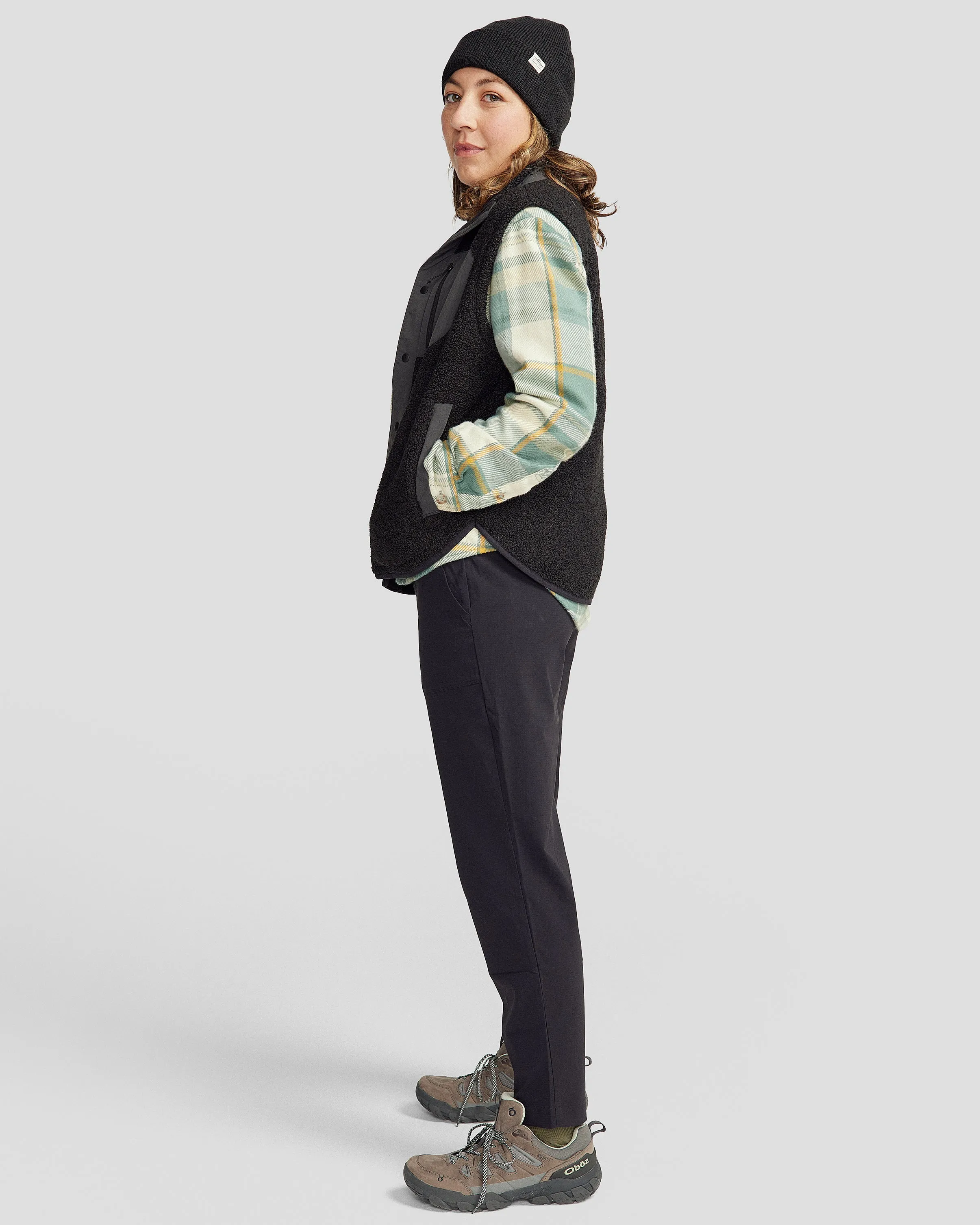 Women's Co-Z High Pile Vest - Black Stingray