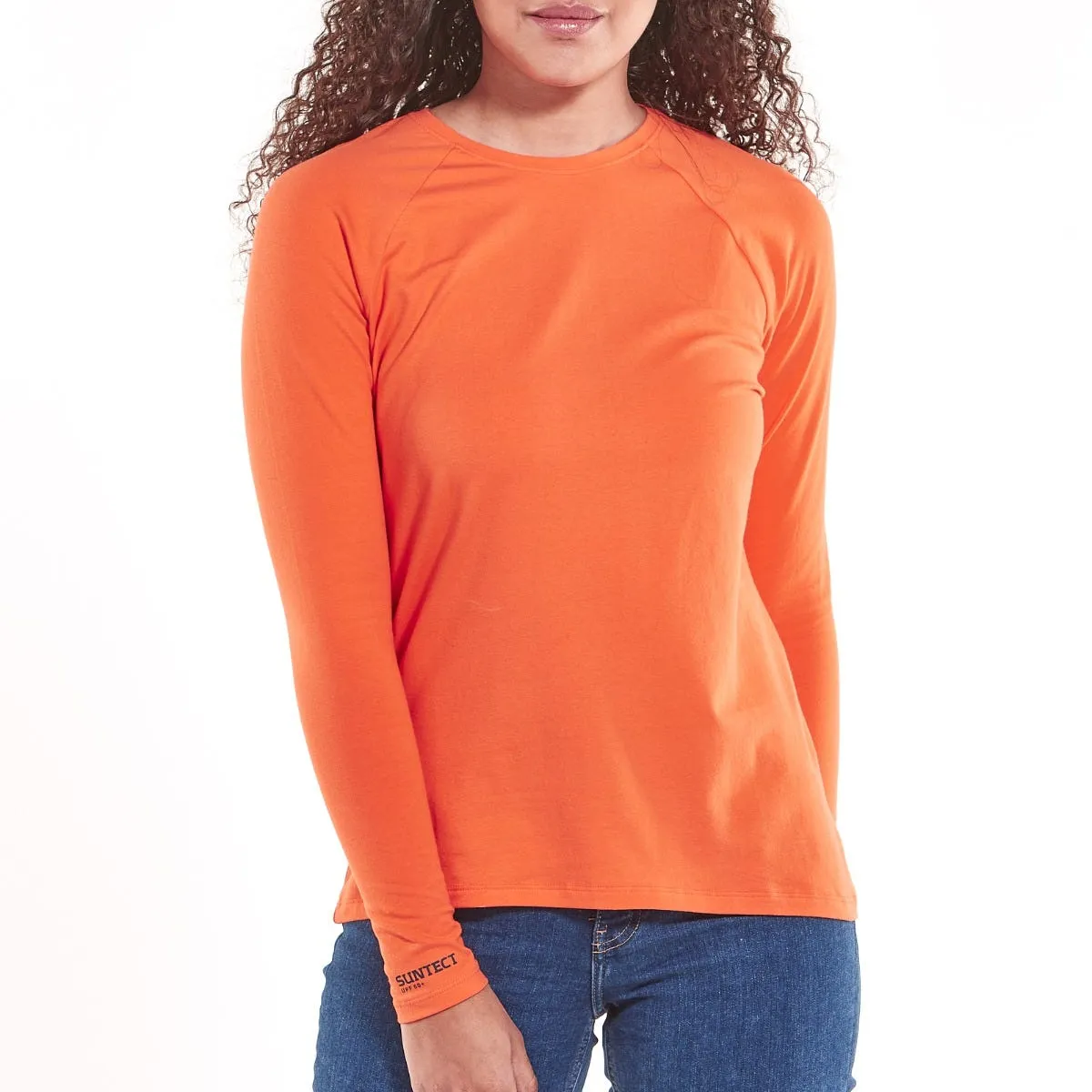 Women's Contractor Long Sleeve Tee | Zone Orange