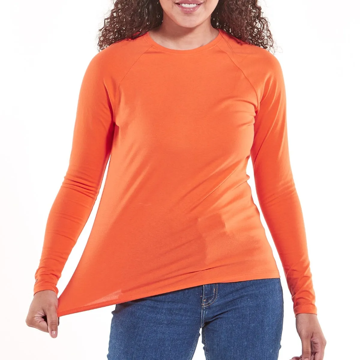 Women's Contractor Long Sleeve Tee | Zone Orange