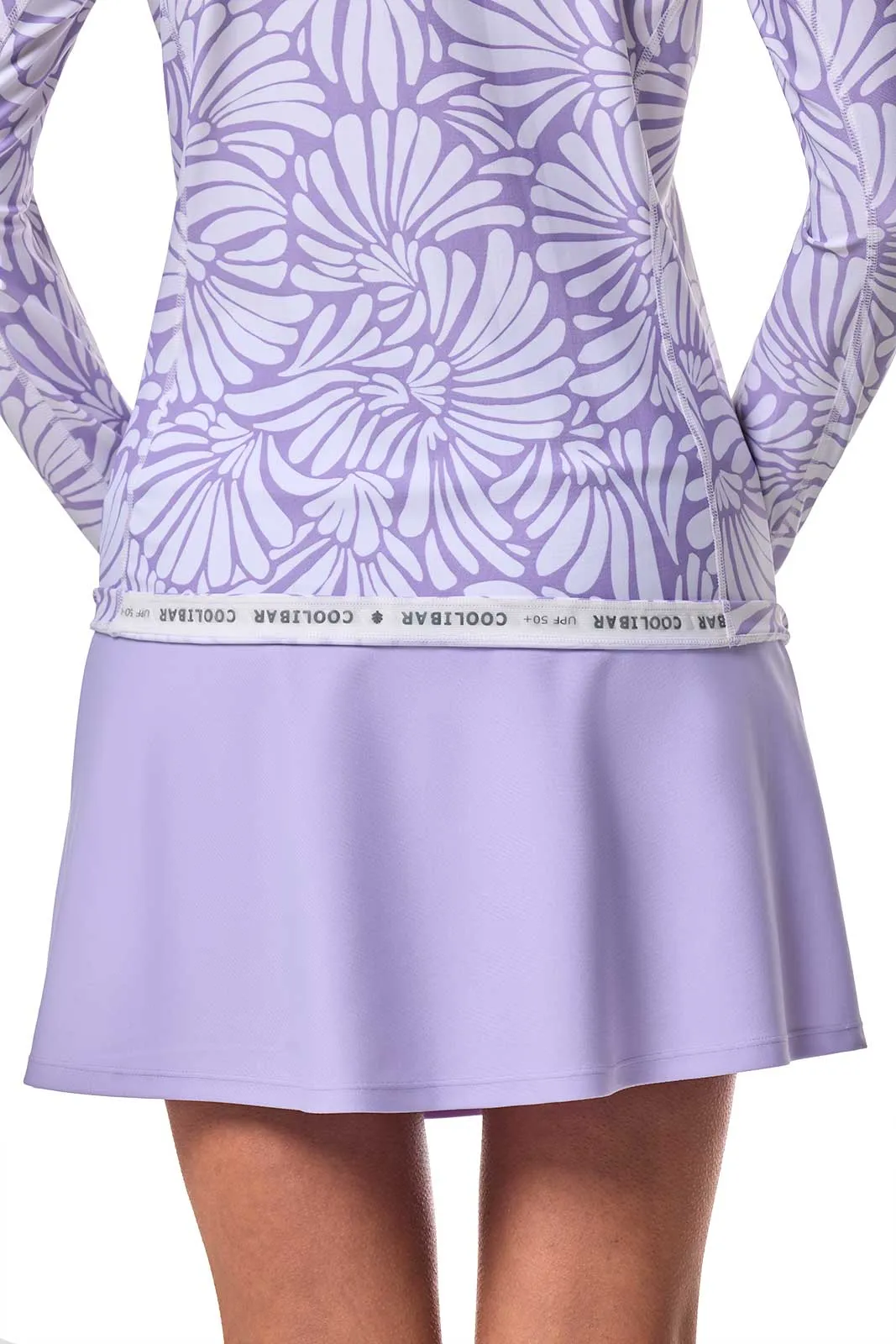 Women's Hightide Long Sleeve Swim Shirt | Lavendula Sea Fan