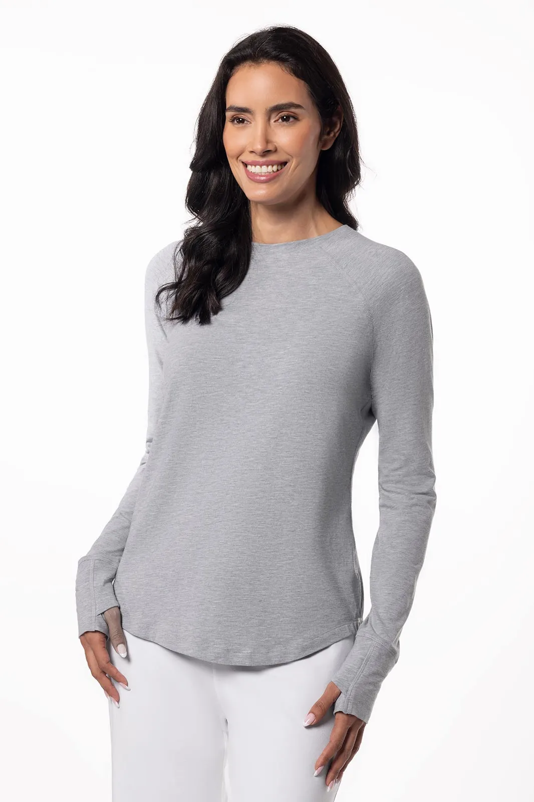 Women's LumaLeo Long Sleeve T-Shirt | Grey Heather