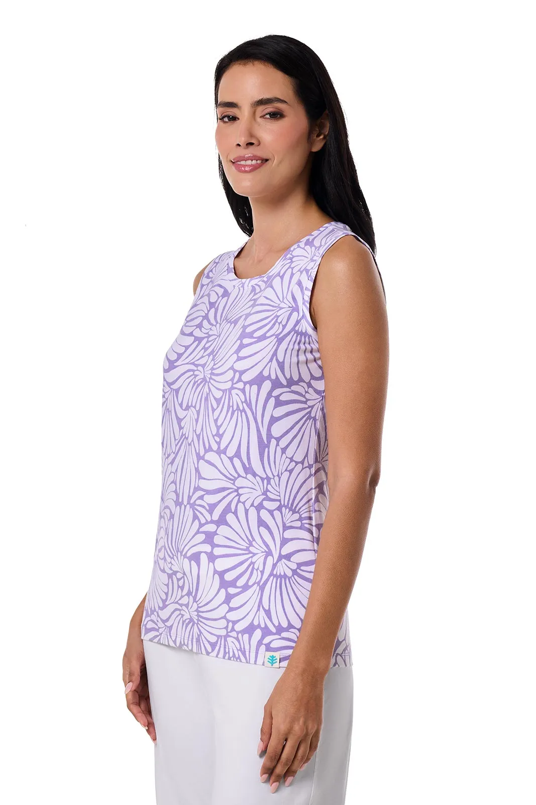 Women's Morada Everyday Basic Tank | Lavendula Sea Fan
