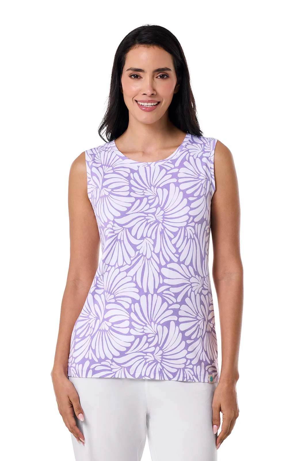 Women's Morada Everyday Basic Tank | Lavendula Sea Fan