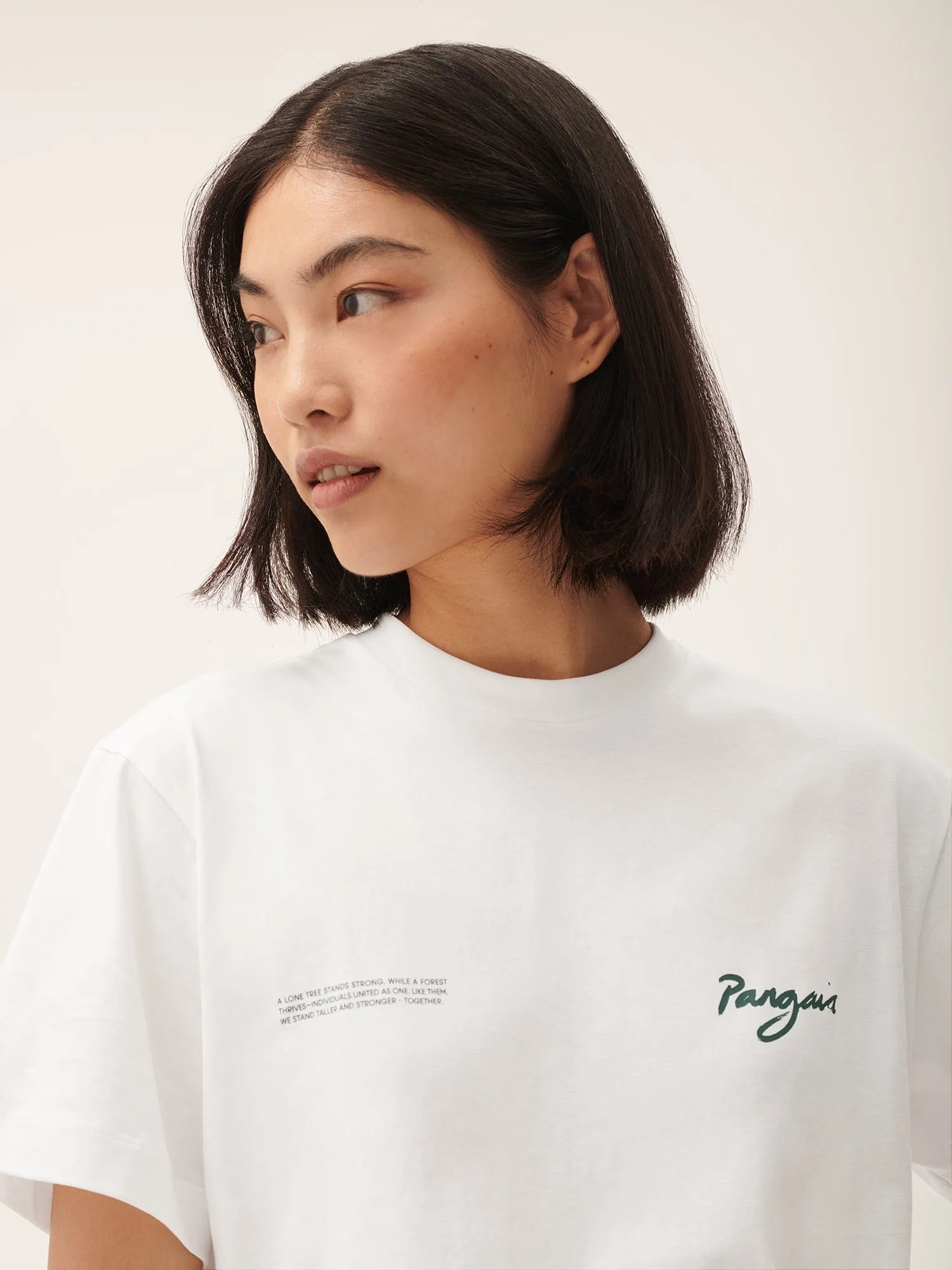 Womens One Forest Graphic T-Shirt—Off-white
