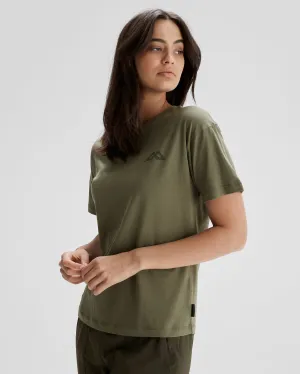 Women's Simon Beck Organic Cotton T-shirt  - Beech