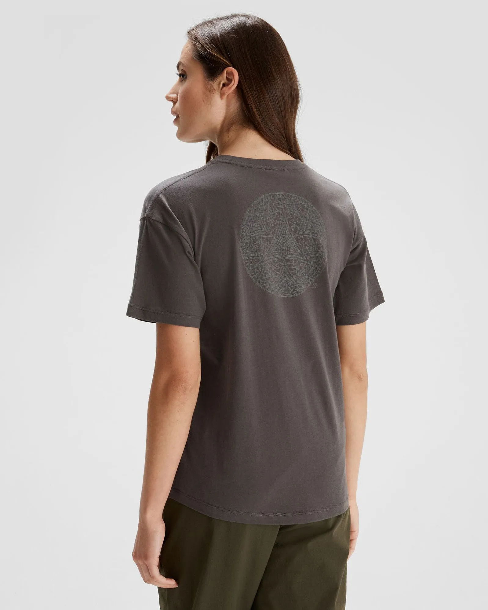 Women's Simon Beck Organic Cotton T-shirt  - Metal