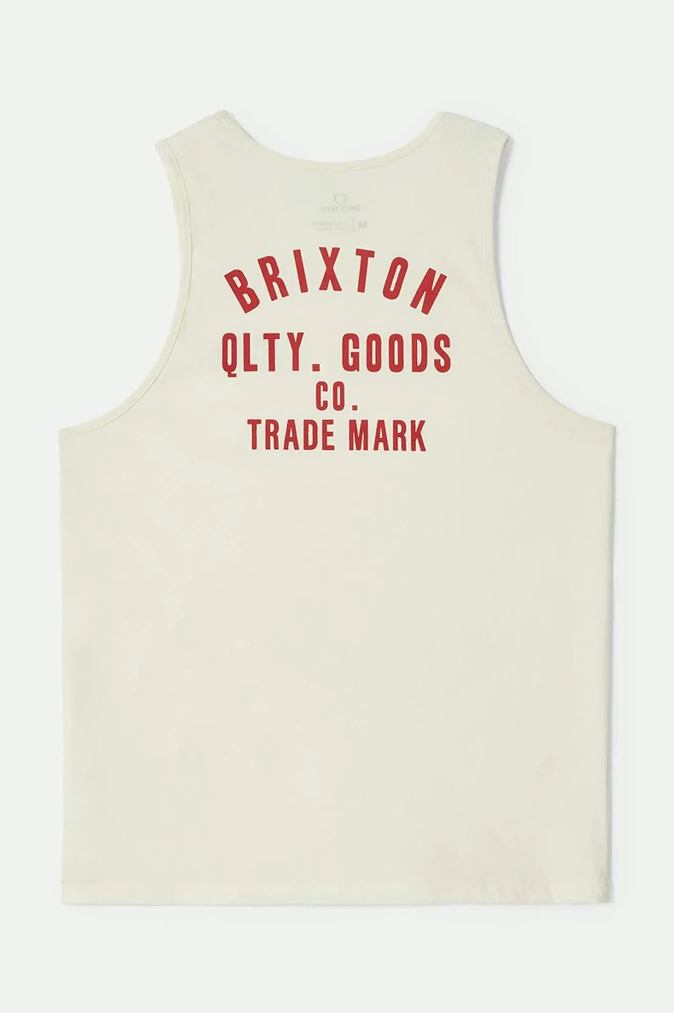 Woodburn Tank Top - Off White/Crimson