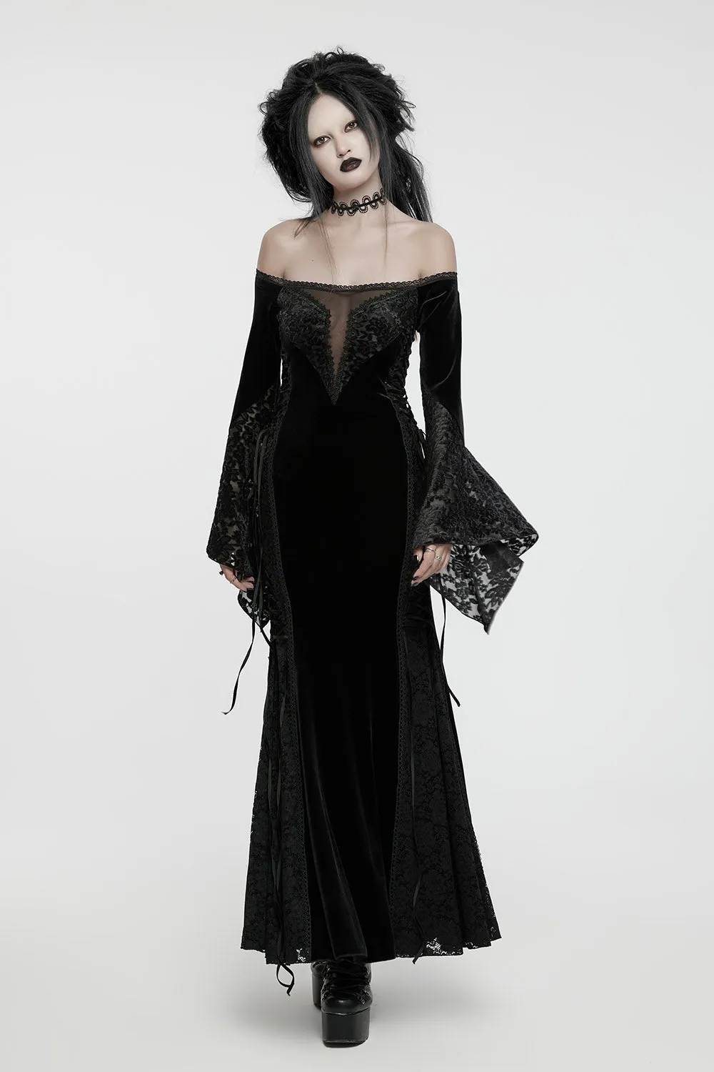Wuthering Heights Flared Sleeve Dress
