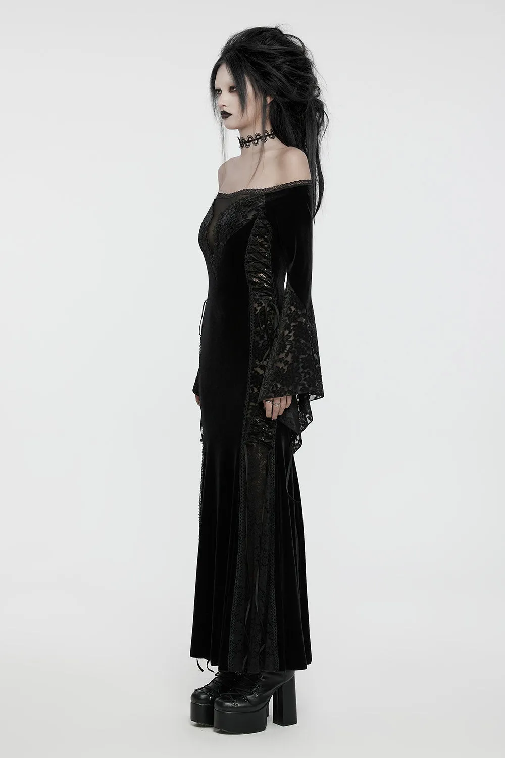 Wuthering Heights Flared Sleeve Dress