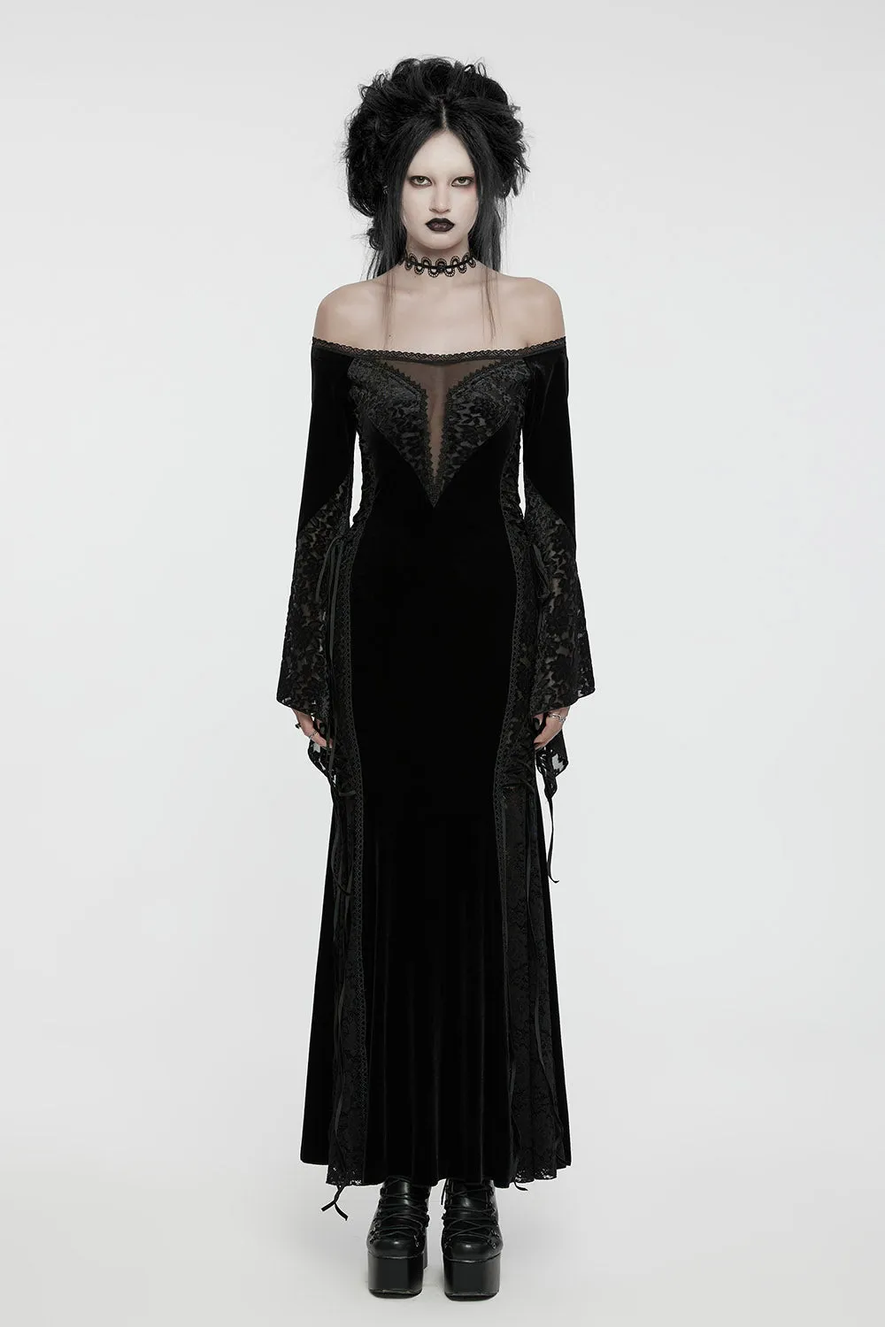 Wuthering Heights Flared Sleeve Dress