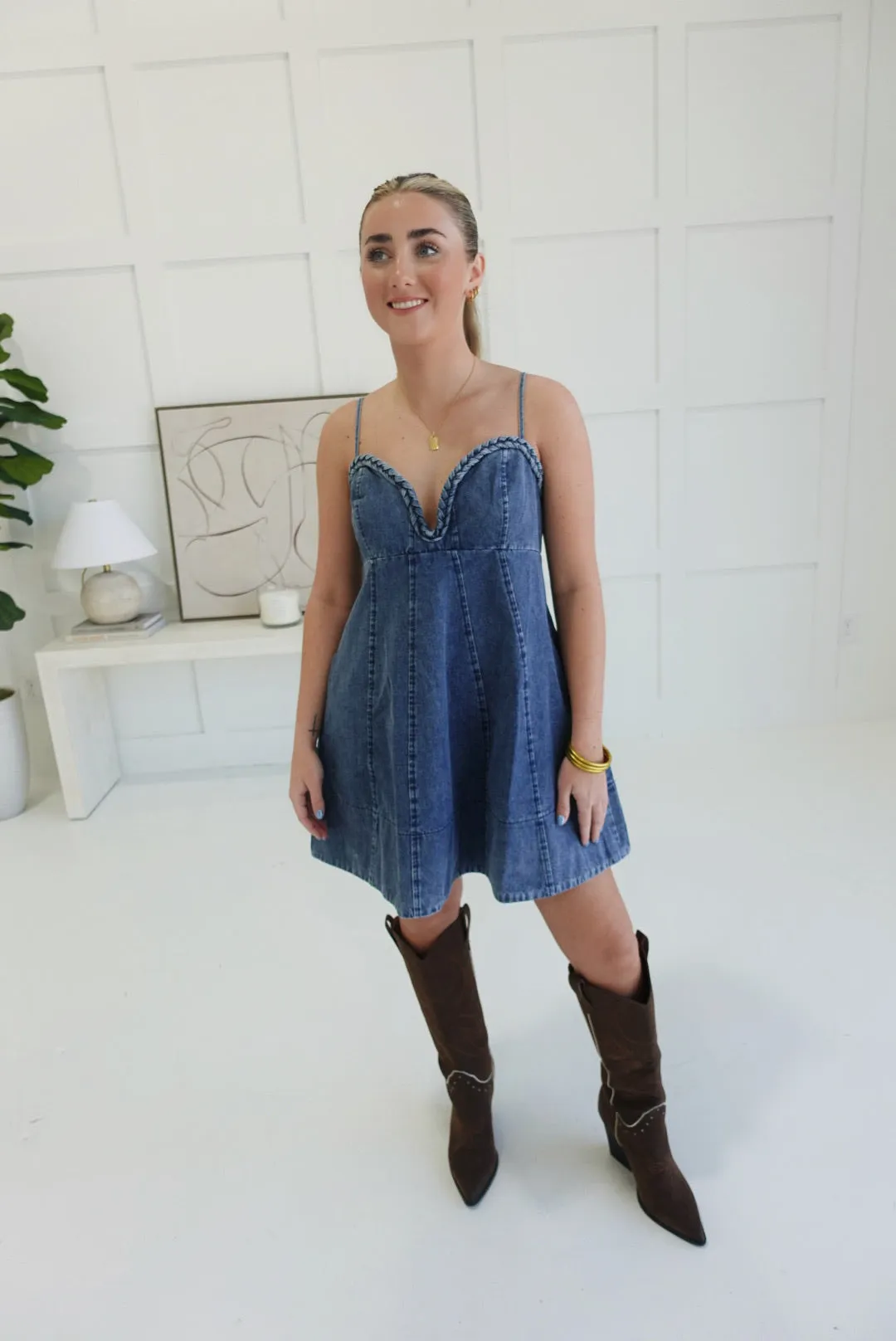 Yee To Your Haw Mini Dress