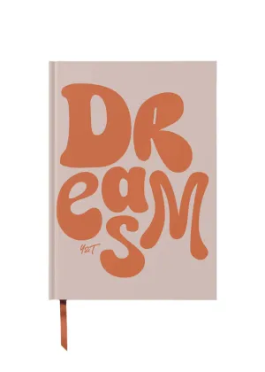 Yop & Tom Lined Notebook Hardback - Peachy Dreams
