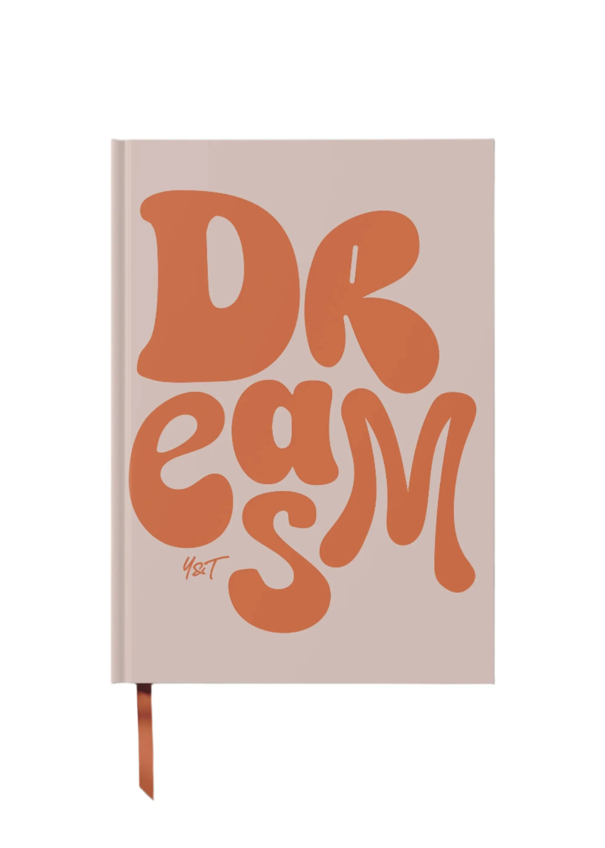 Yop & Tom Lined Notebook Hardback - Peachy Dreams