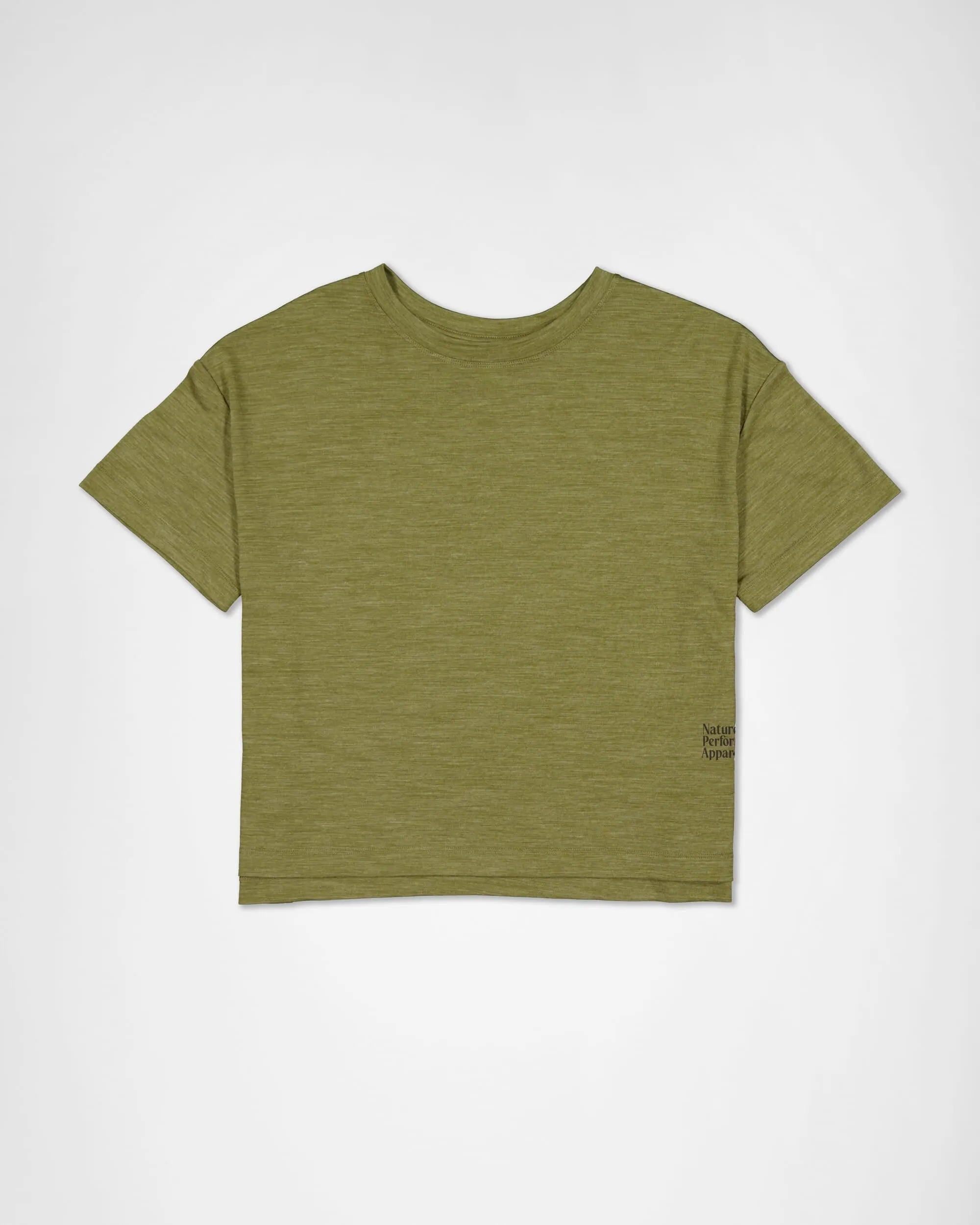 Zephyr Merino Tencel™ Boxy T-Shirt - Fern