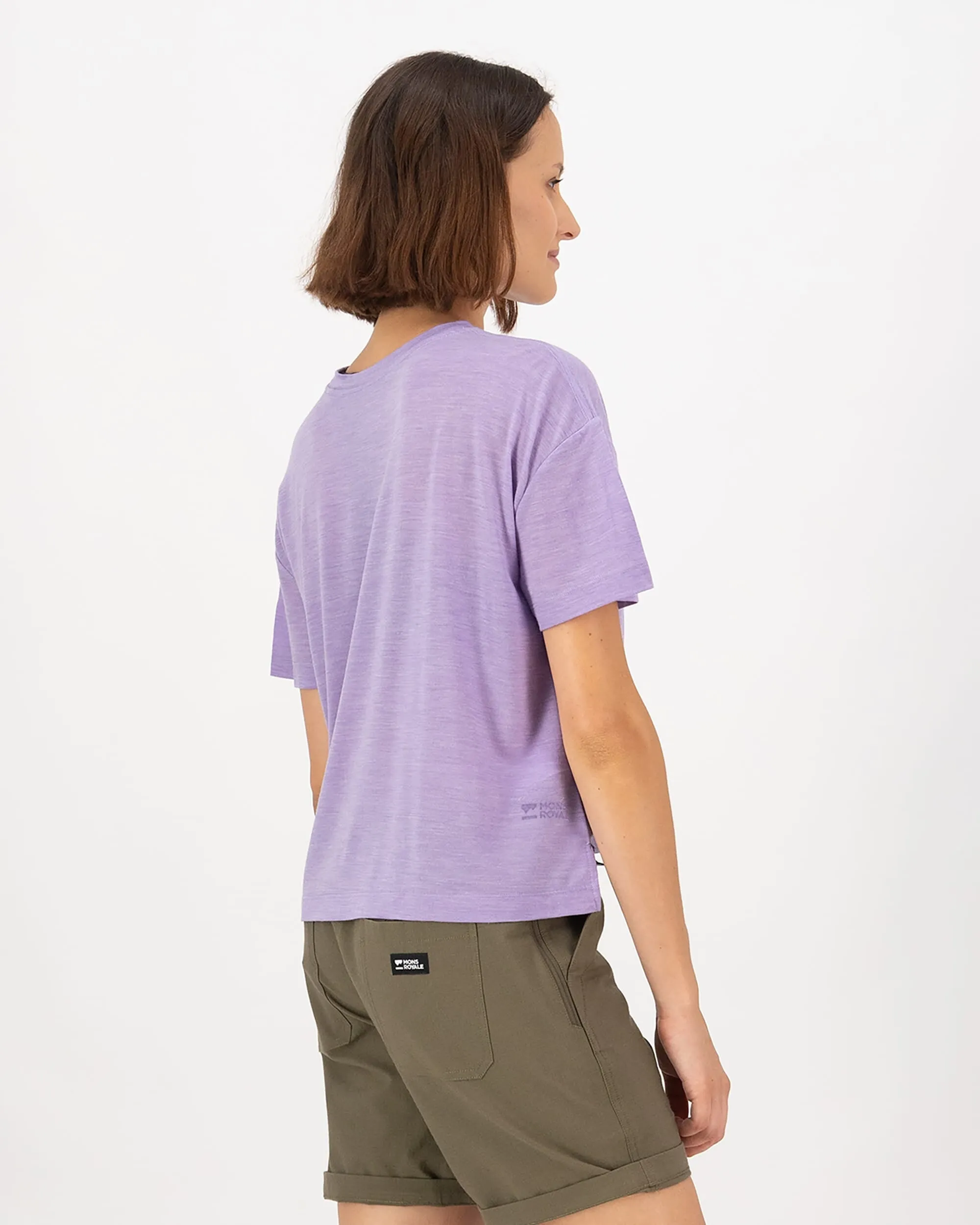 Zephyr Merino Tencel™ Boxy T-Shirt - Lupin