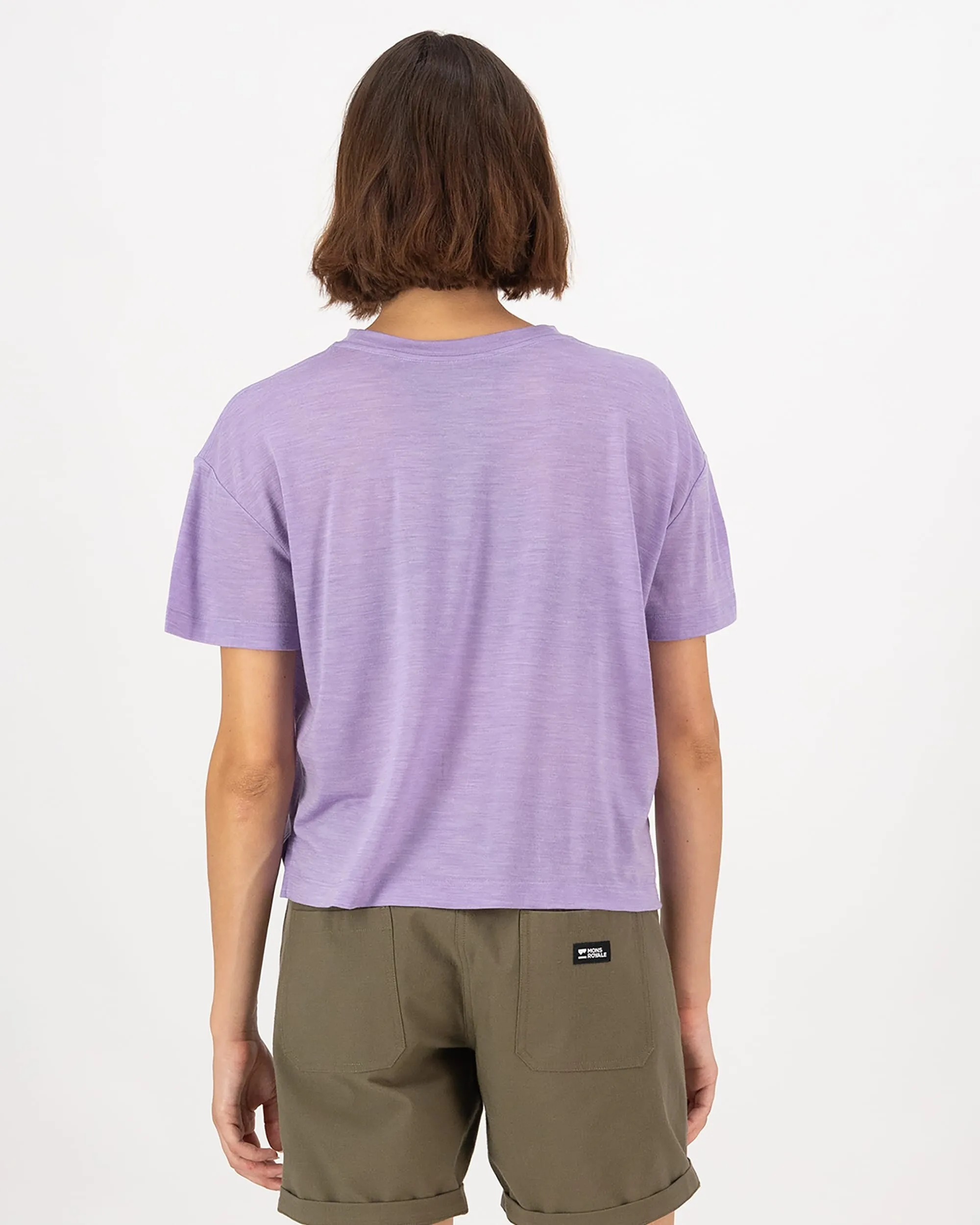Zephyr Merino Tencel™ Boxy T-Shirt - Lupin