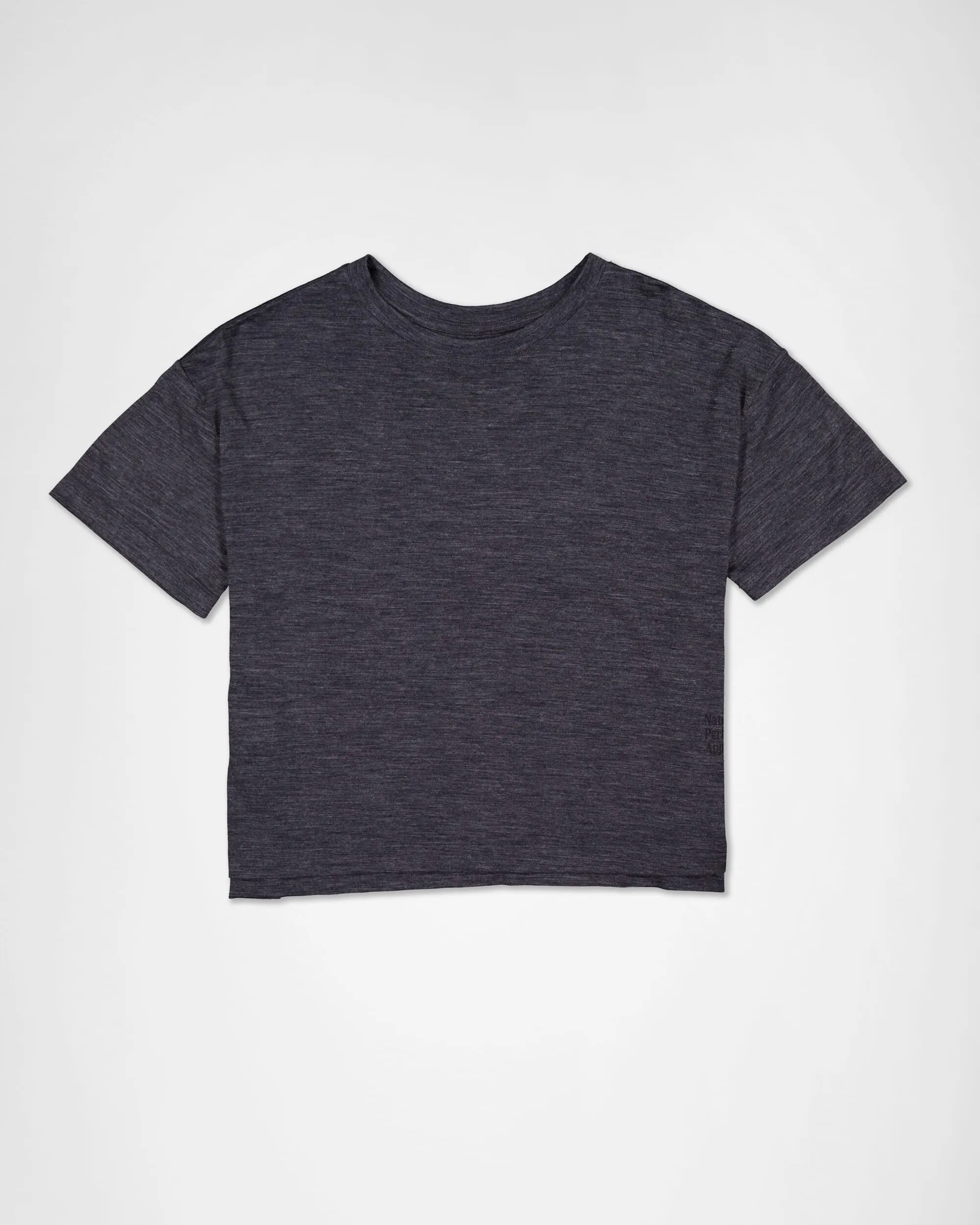Zephyr Merino Tencel™ Boxy T-Shirt - Smoke