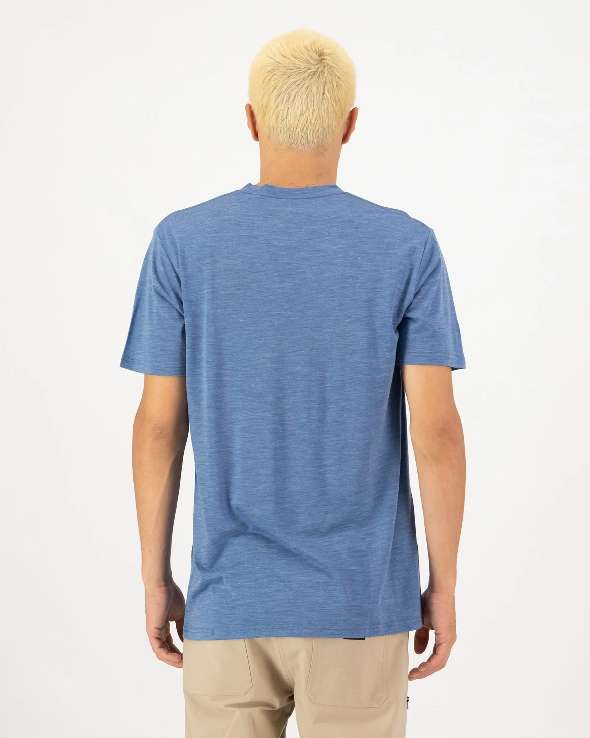 Zephyr Merino Tencel™ T-Shirt - Steel Blue