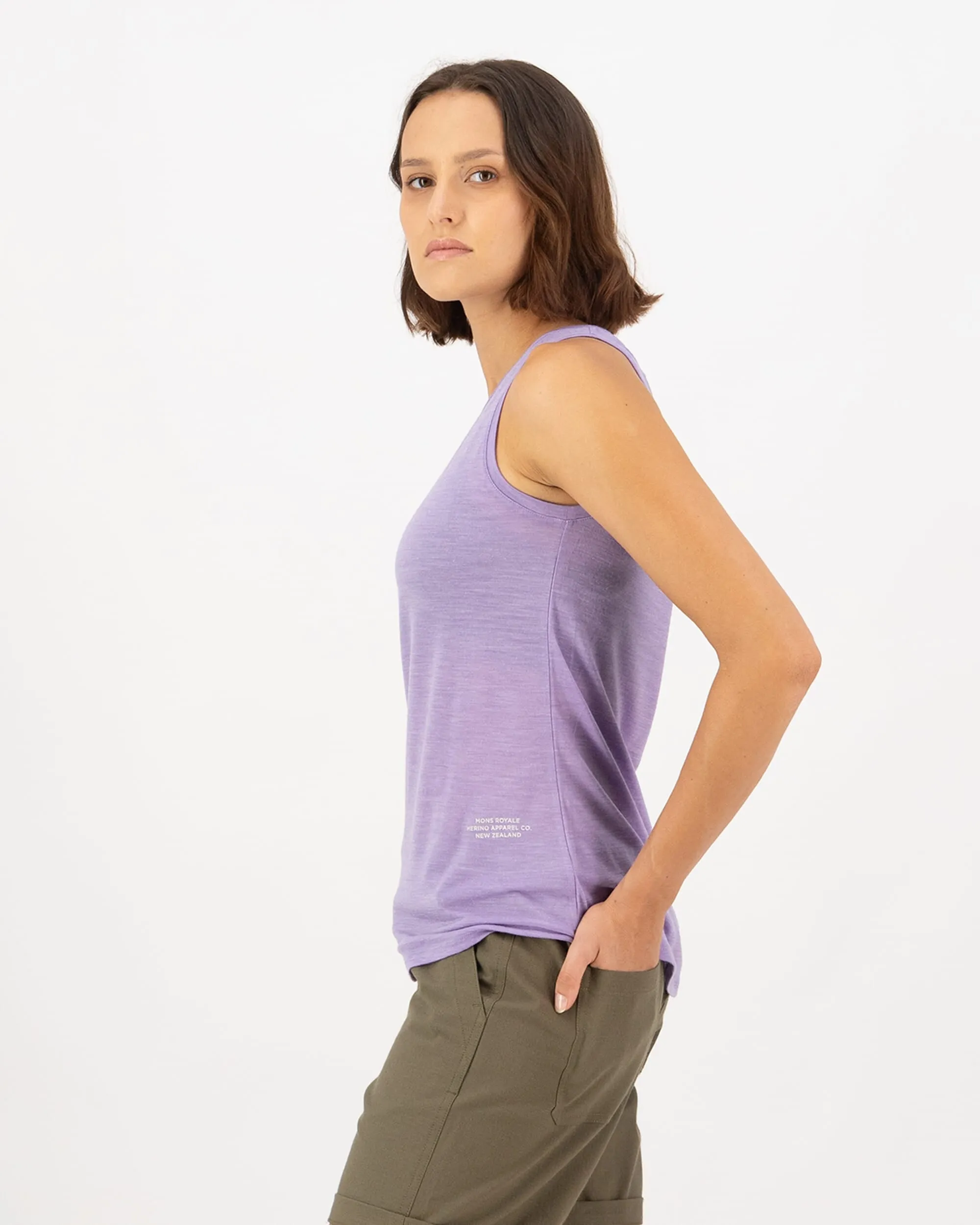 Zephyr Merino Tencel™ Tank - Lupin